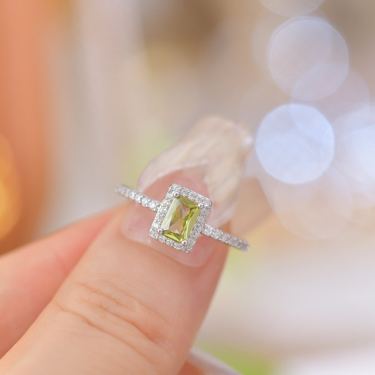 Edith Peridot Ring