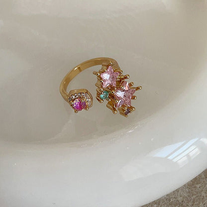 Pink Starlight Ring