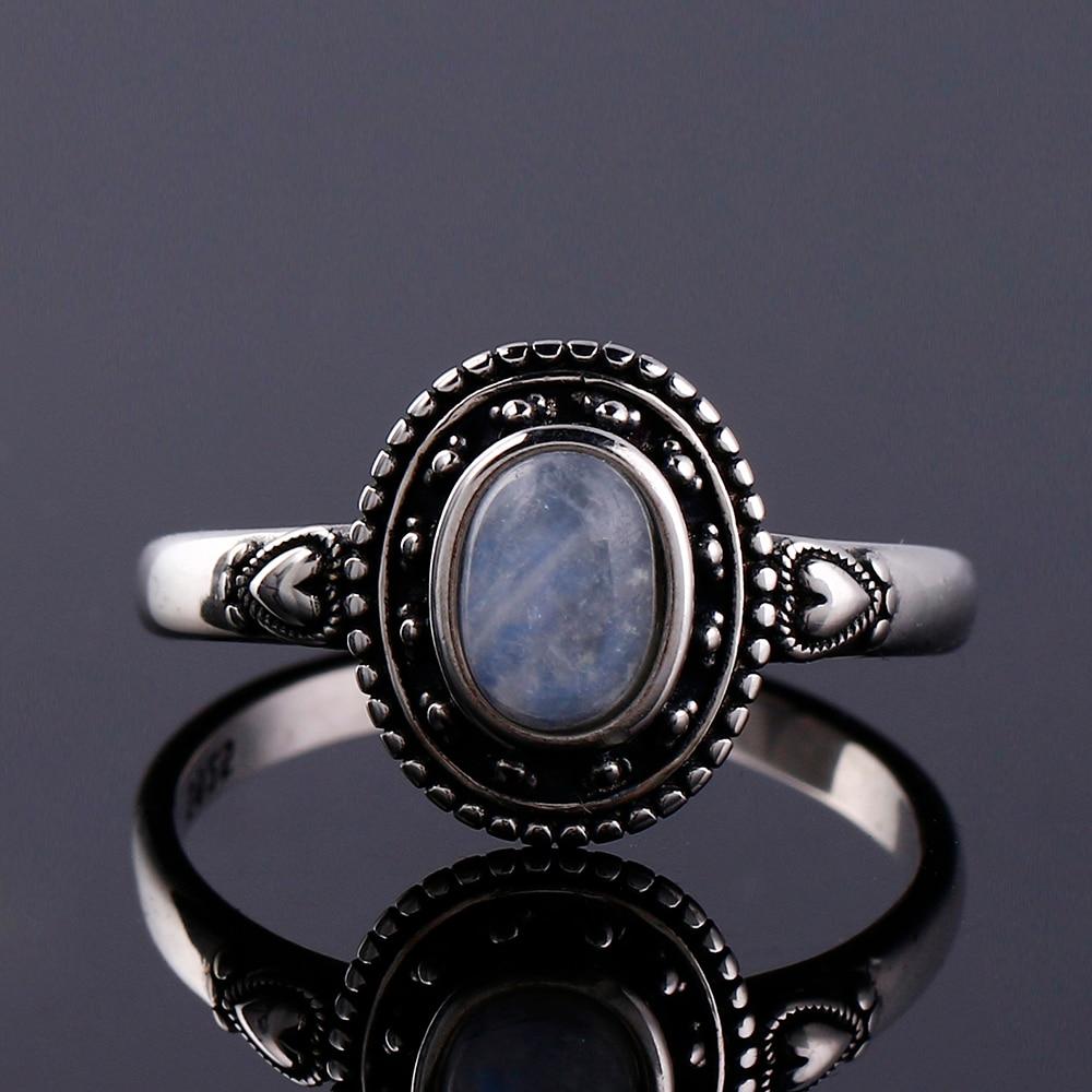 Moonstone Sweetheart Silver Ring