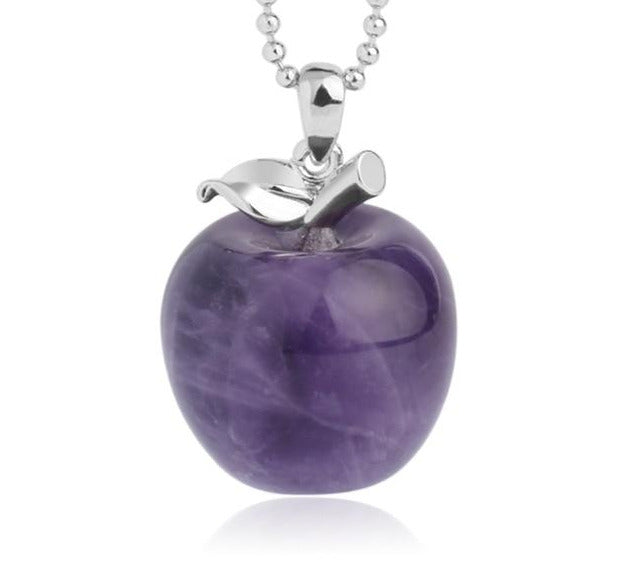 Crystal Apple Necklace