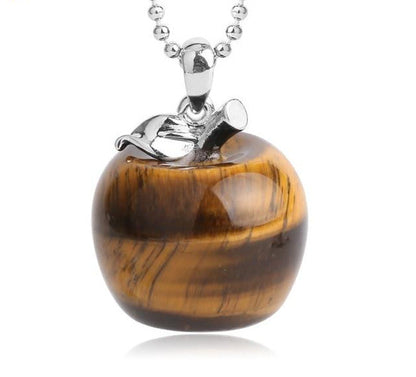 Crystal Apple Necklace