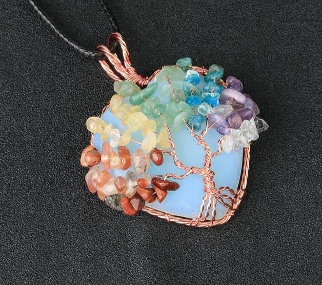 Tree of Life Stone Necklace
