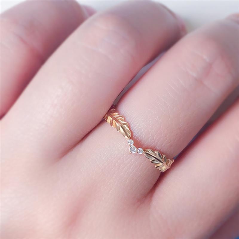 Golden Olive Wreath Ring