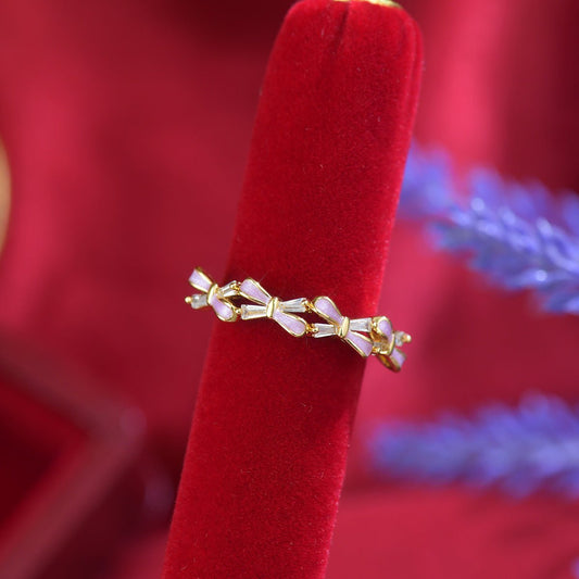 Purple Bow Ring