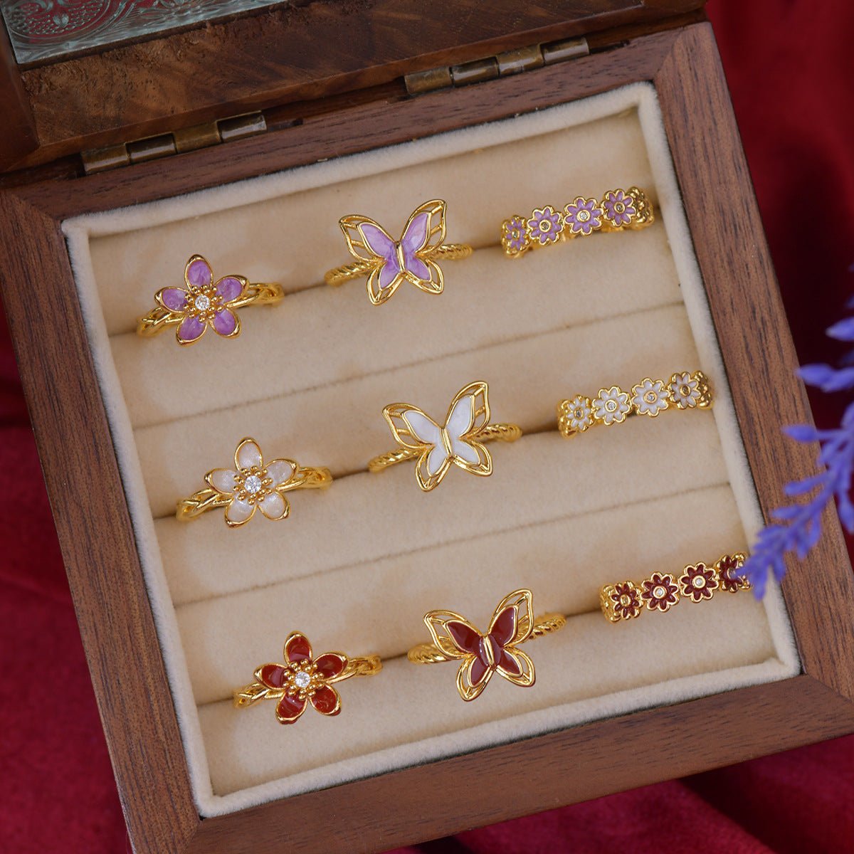 Purple Primrose Ring