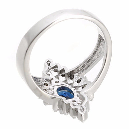 Blue Royalty Crystal Ring