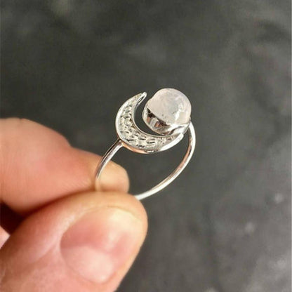 Celestial Moonstone Princess Ring