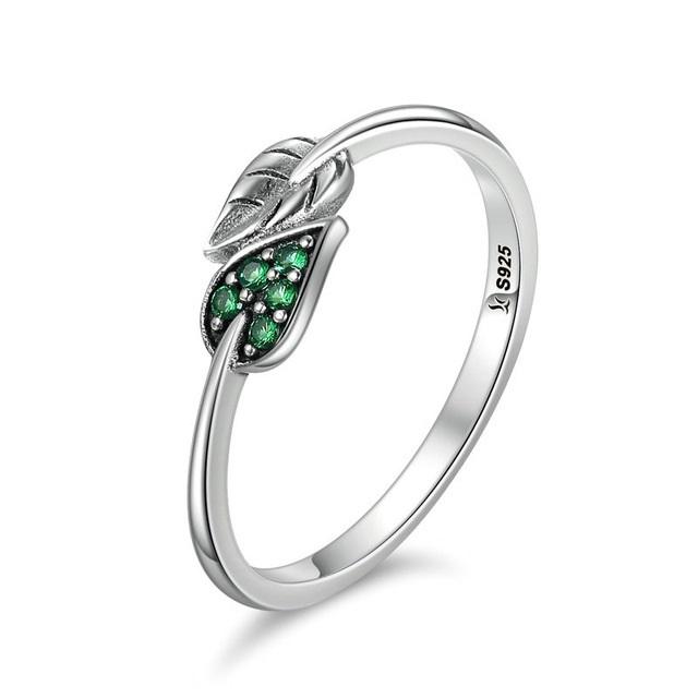 Dancing Leaves Sterling Silver Ring
