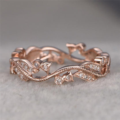 Enchanted Vines Rose Gold Ring