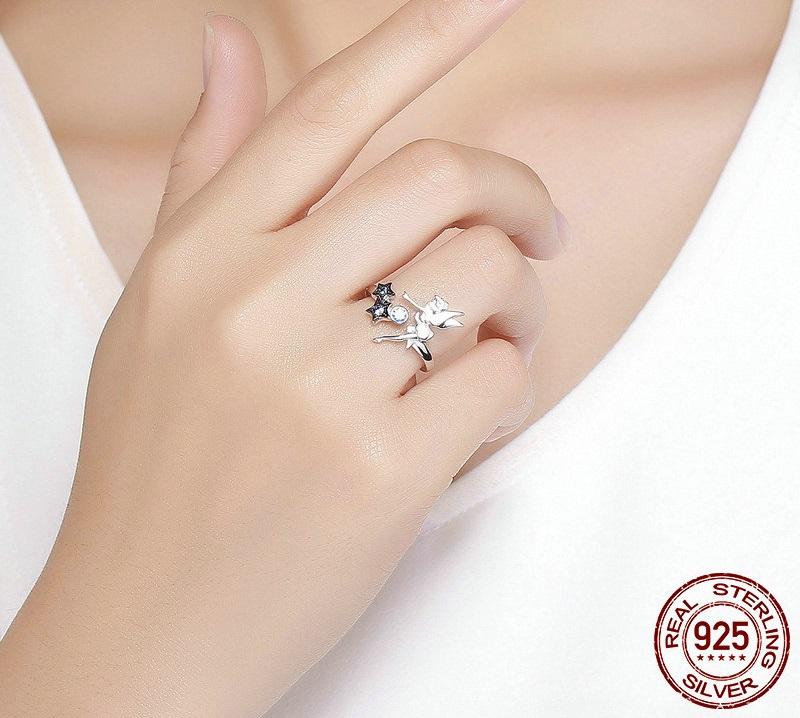 Fairy Star Sterling Silver Ring