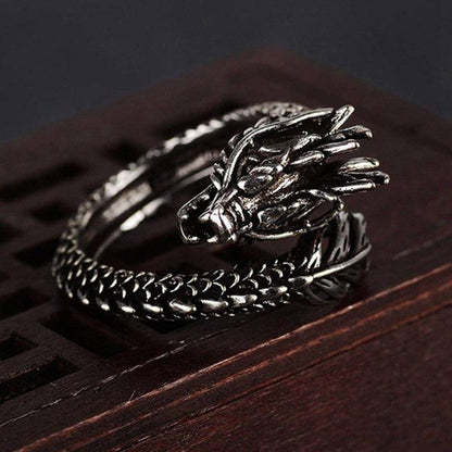 Fierce Dragon Wrap Ring