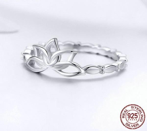 Lucky Lotus Sterling Silver Ring
