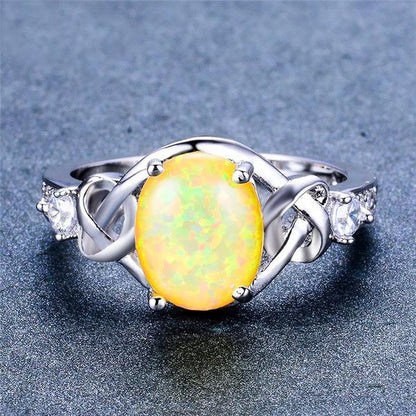 Magical Fire Opal Ring