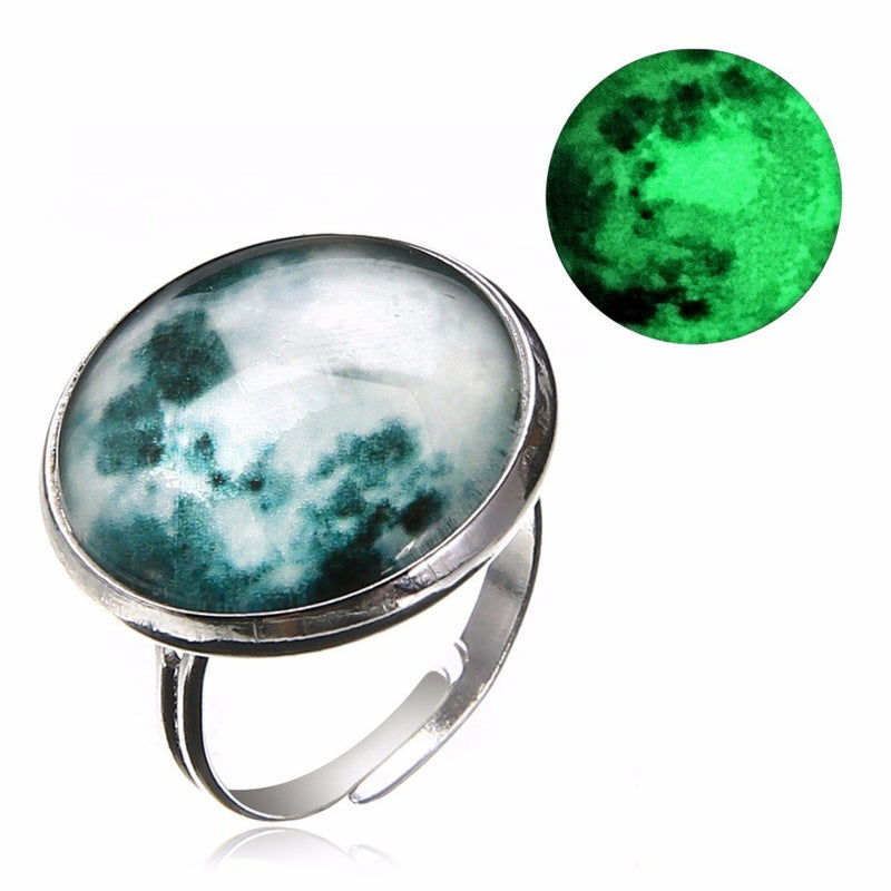 Magical Glow in the Dark Moon Ring