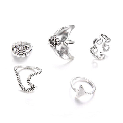 Ocean Spirit Ring Set