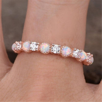 Pink Fairy Opal Ring