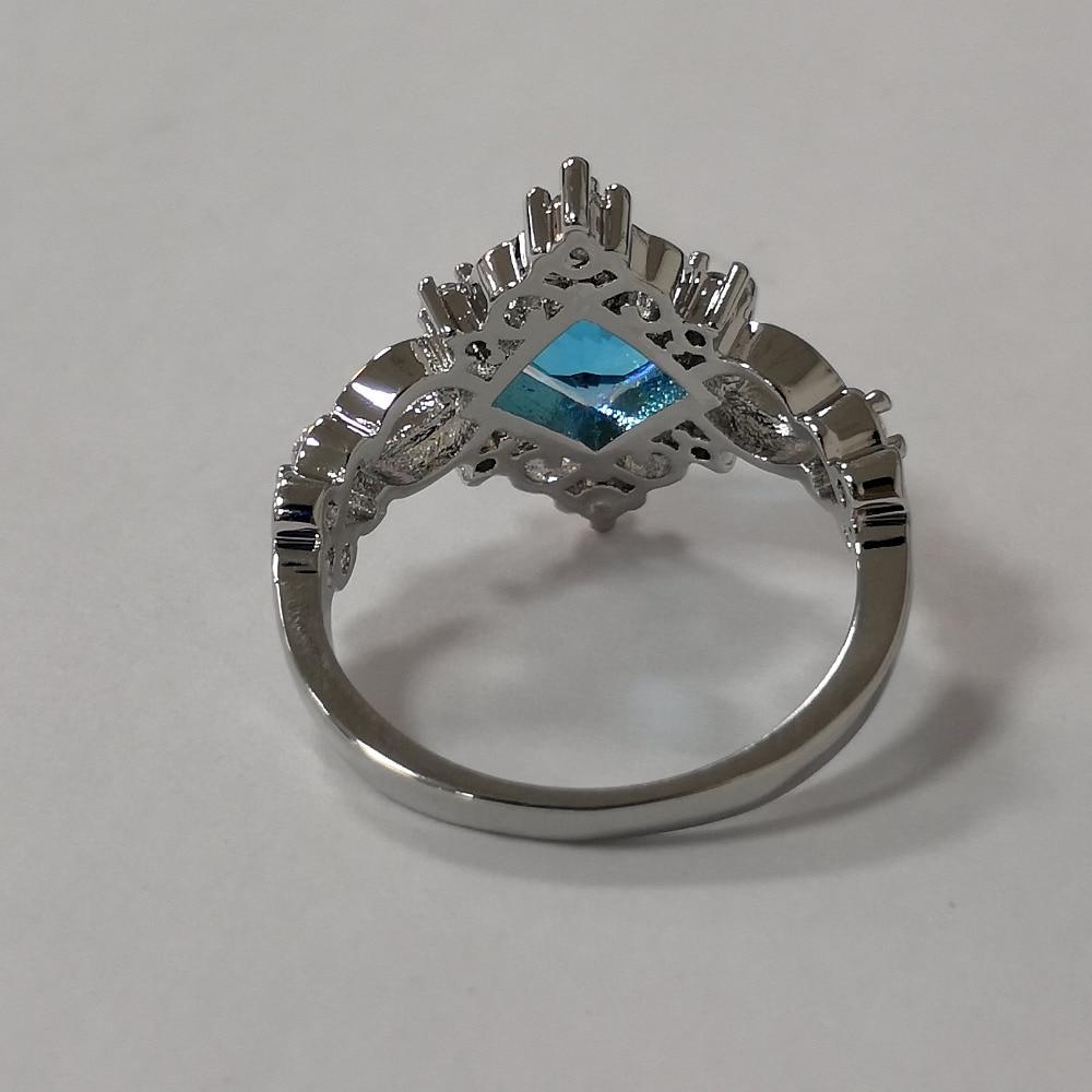 Princess Blue Stone Ring