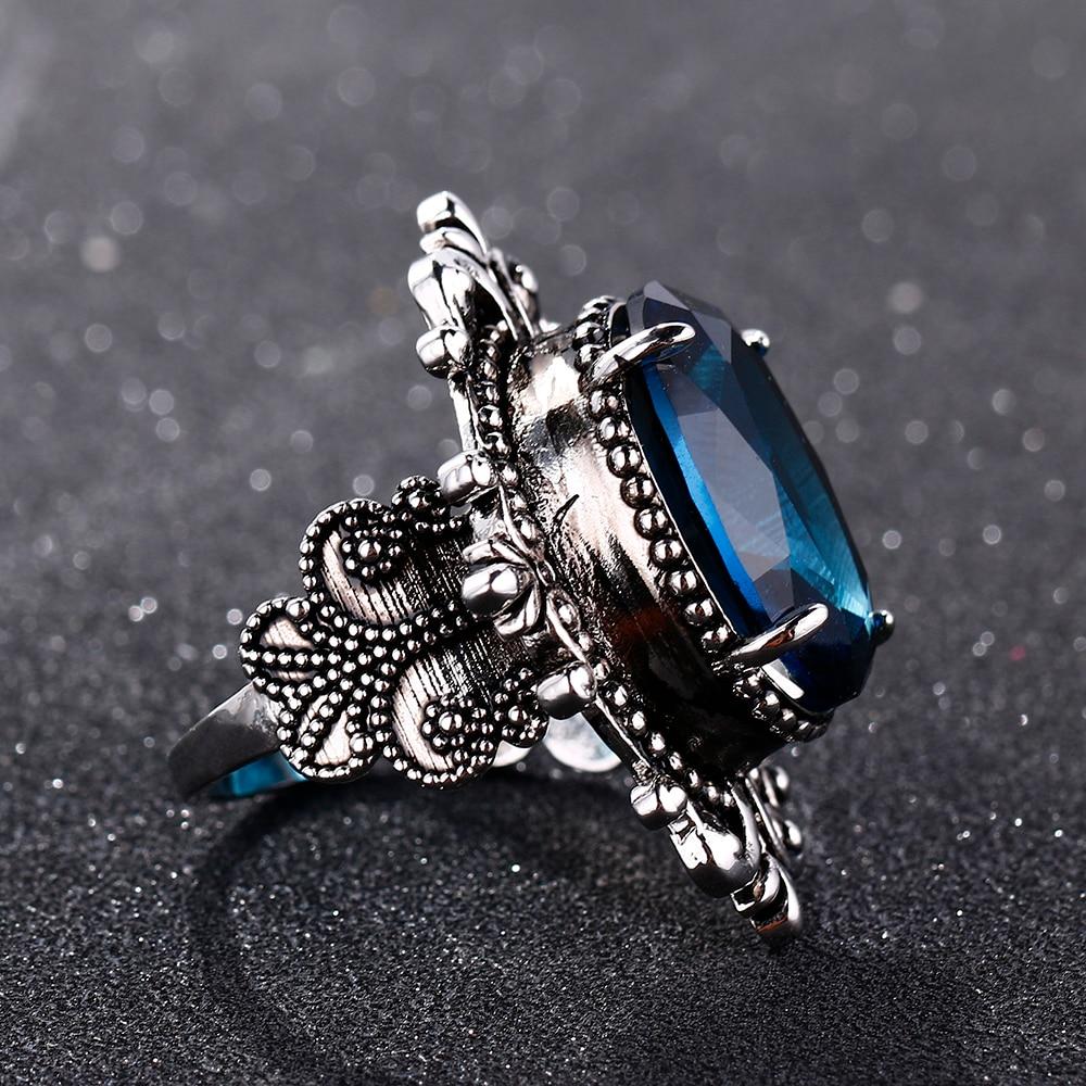 Style Sapphire Silver Ring