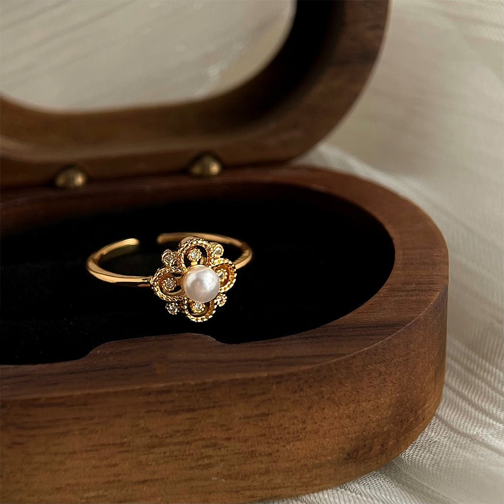 Rococo Pearl Ring