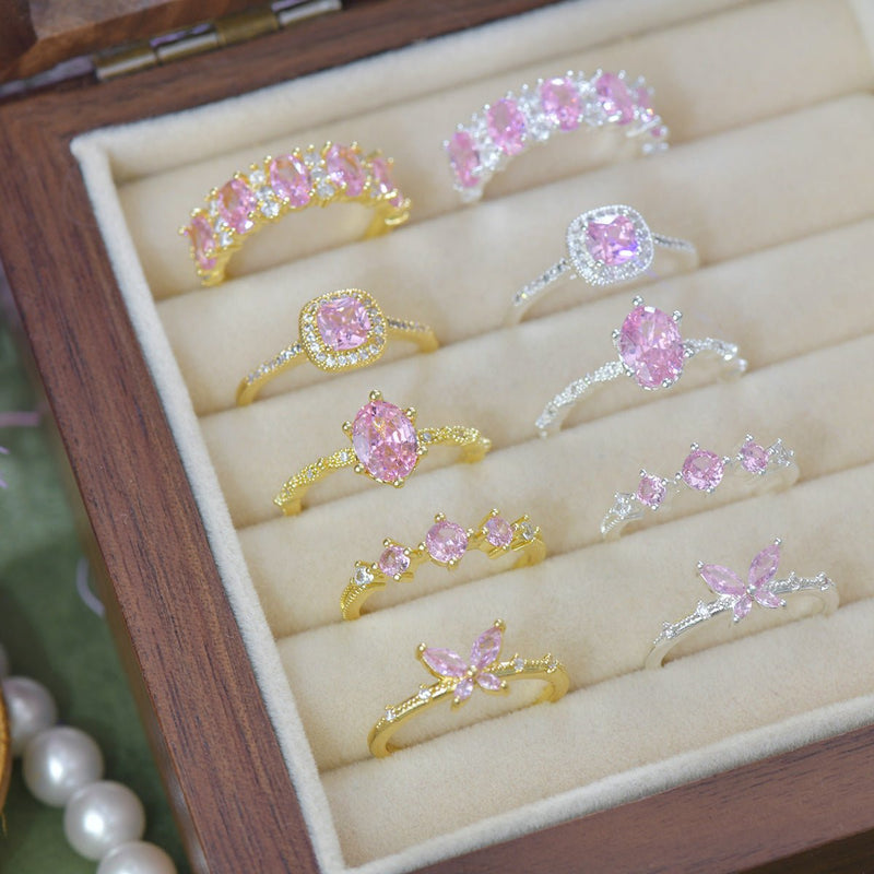 Rosaline Butterfly Ring in Gold