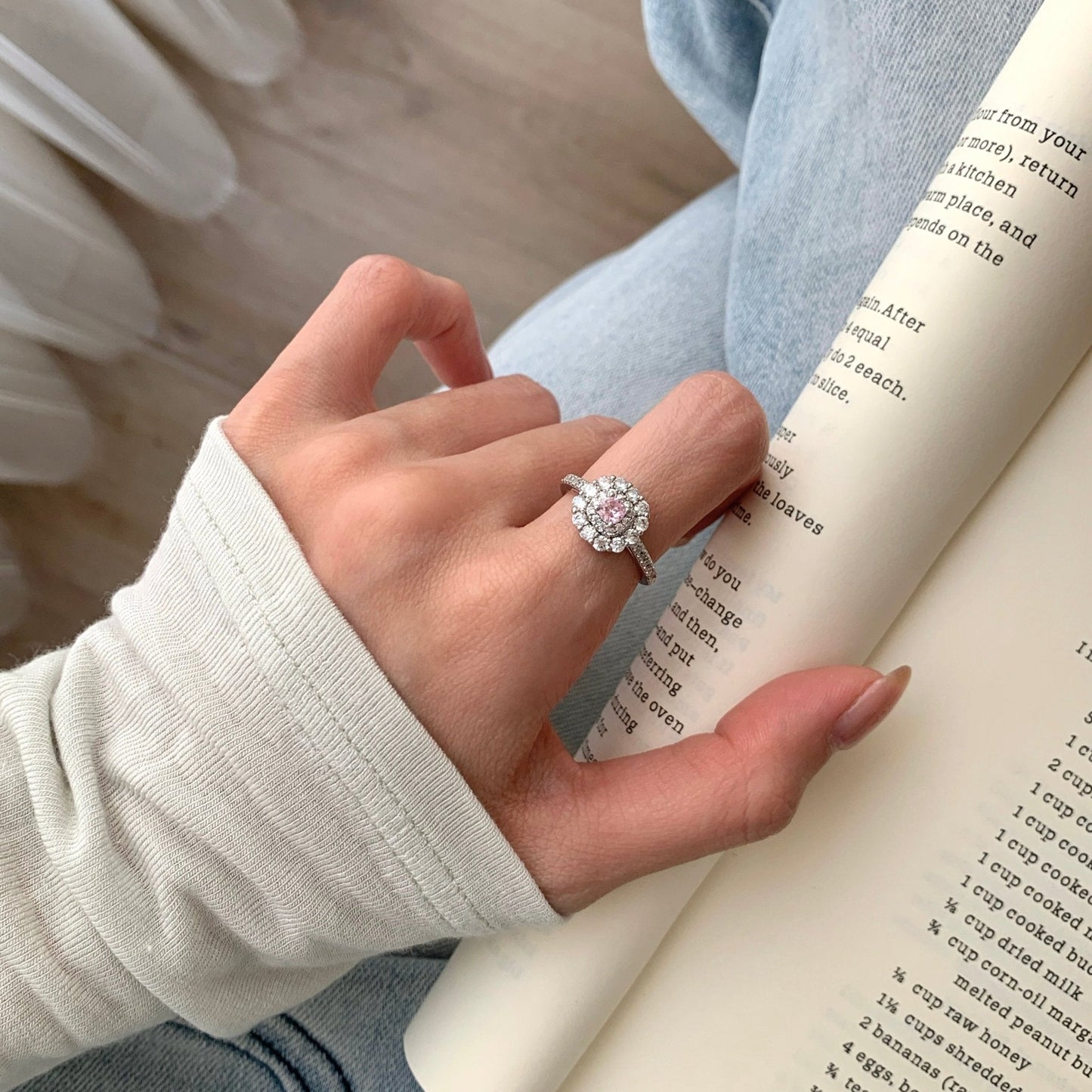Rosaline Halo Ring