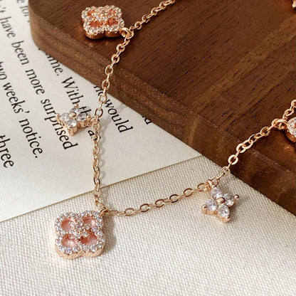 Rose Blossom Charm Bracelet