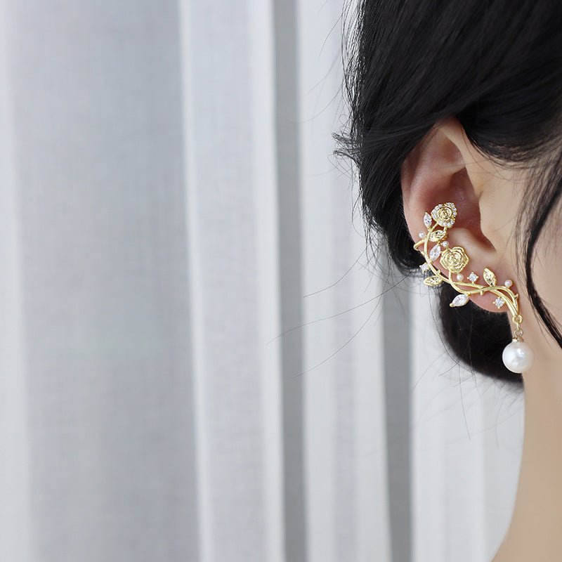 [] Rose Climber Earrings