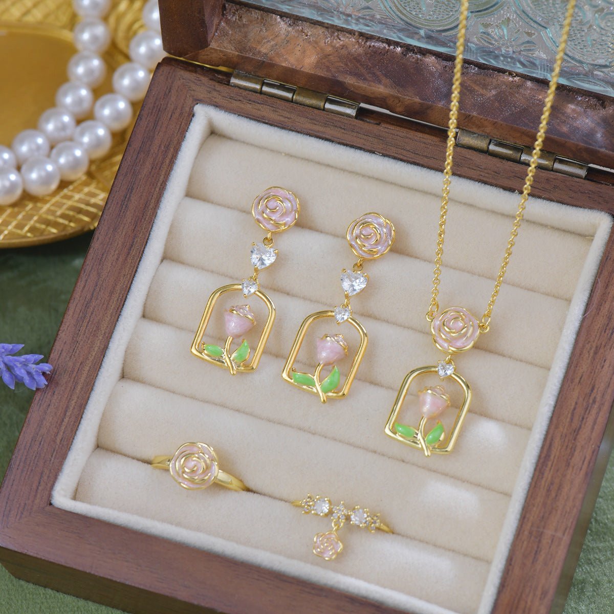 Rose Garden Earrings