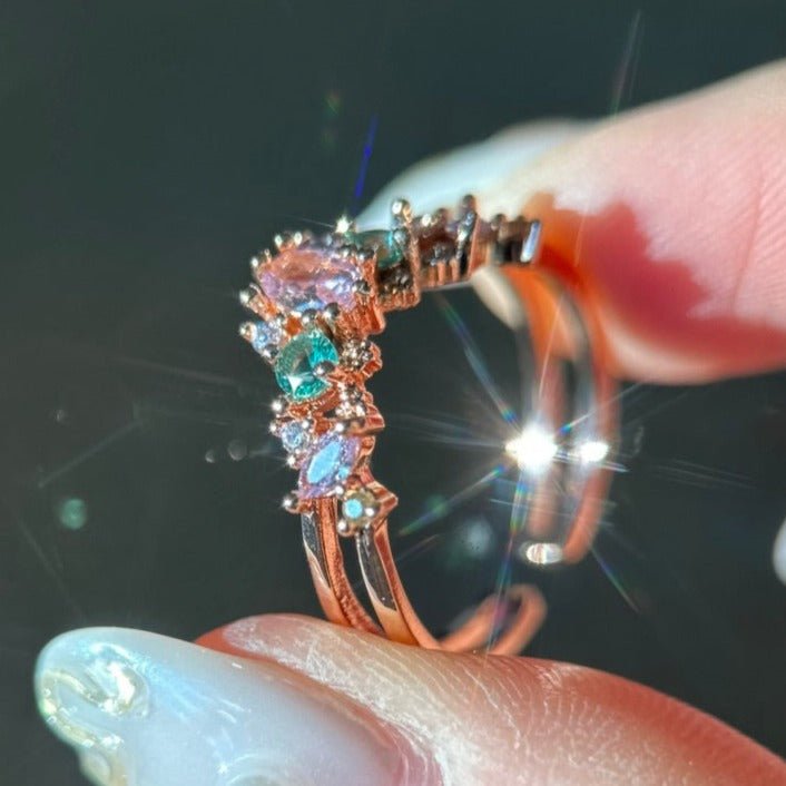 [] Hazel Tiara Ring in Rose Gold