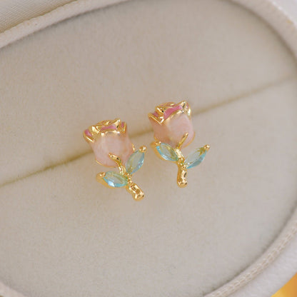 Rose Stud Earrings