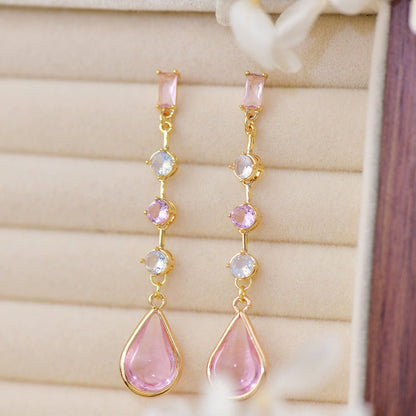 Rosewater Drop Earrings