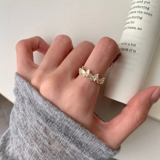 Rosy Flutter Ring