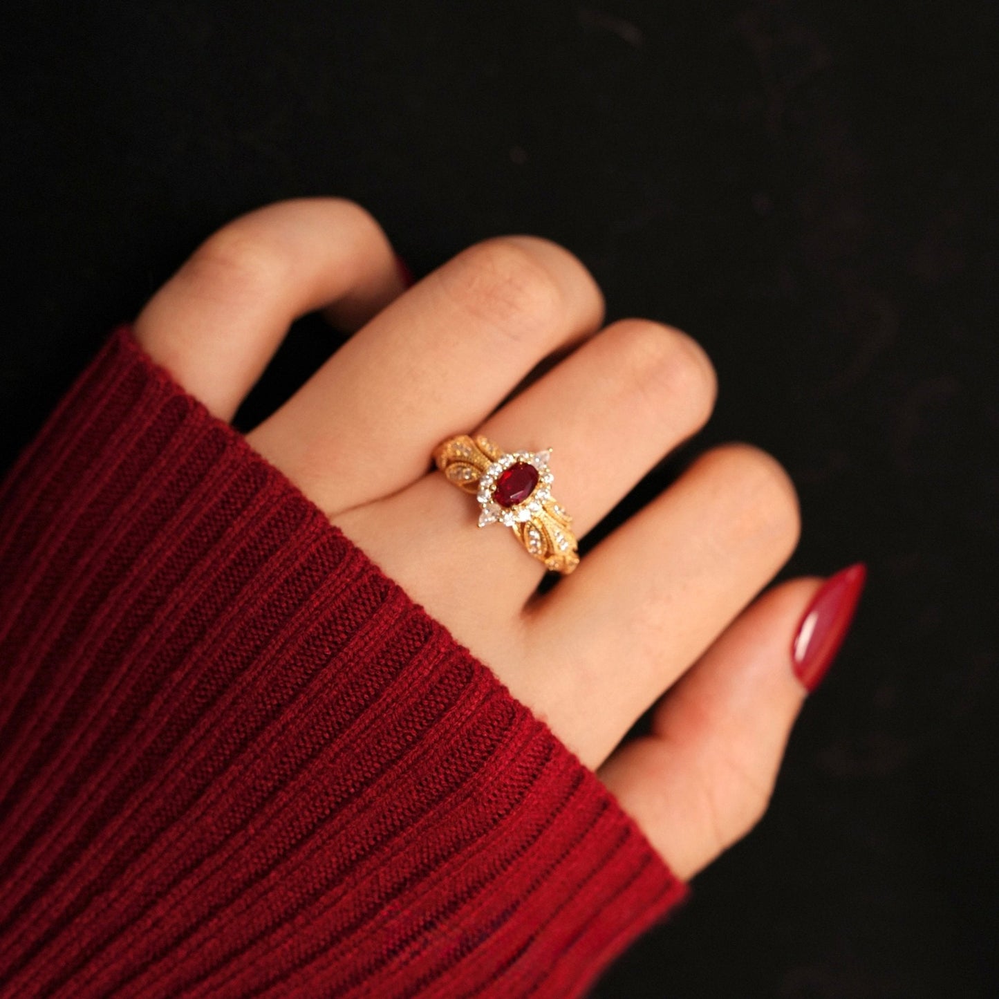 Ruby Allure Ring