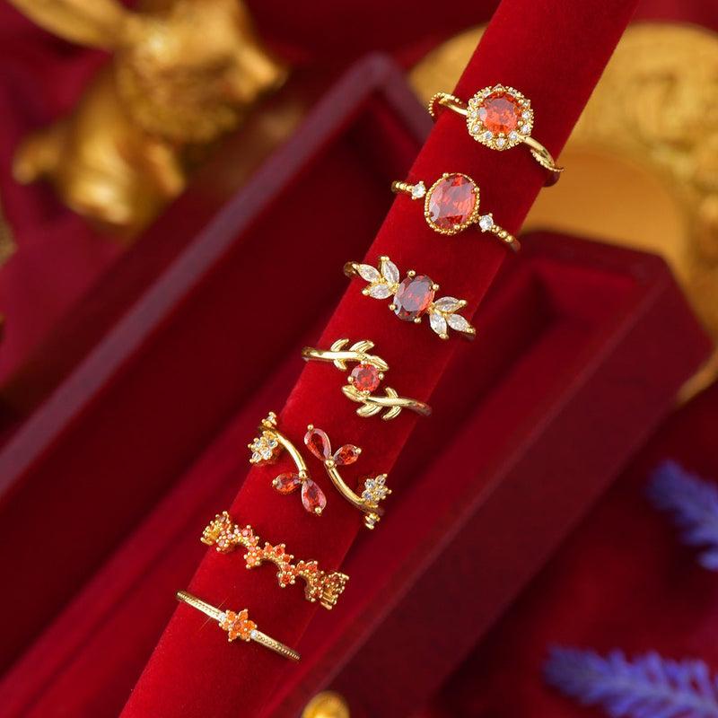 Ruby Bypass Ring