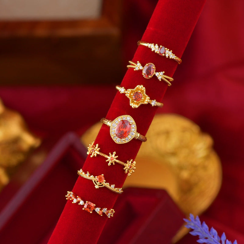 Ruby Poetry Ring