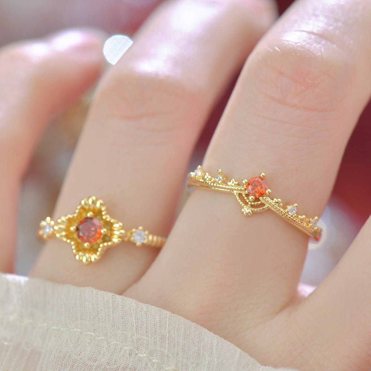 Ruby Tiara Ring