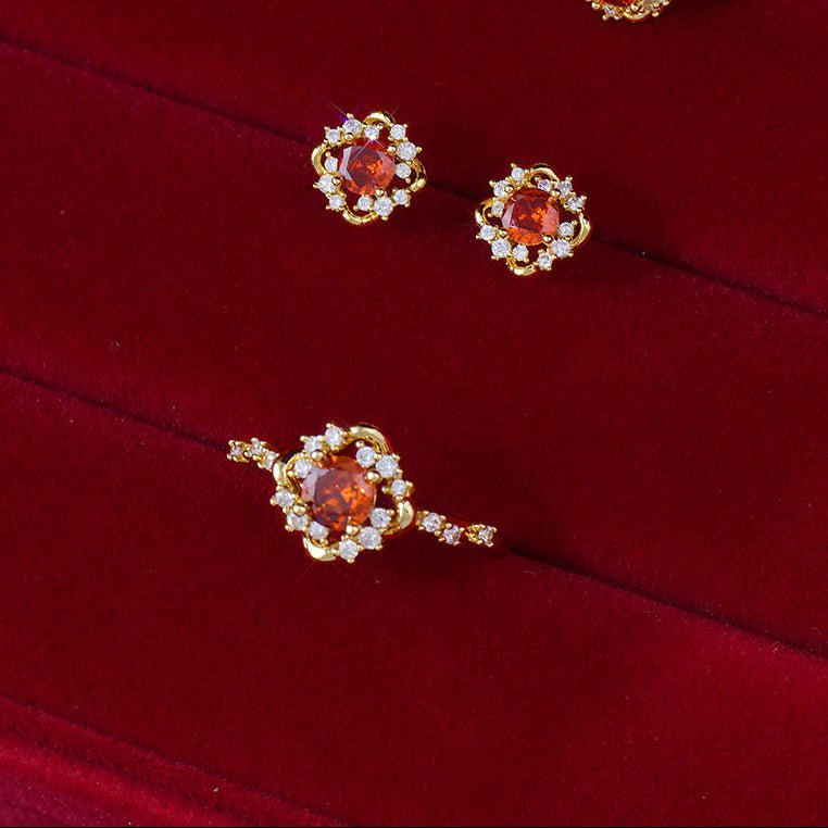 Scarlet Amorette Earrings