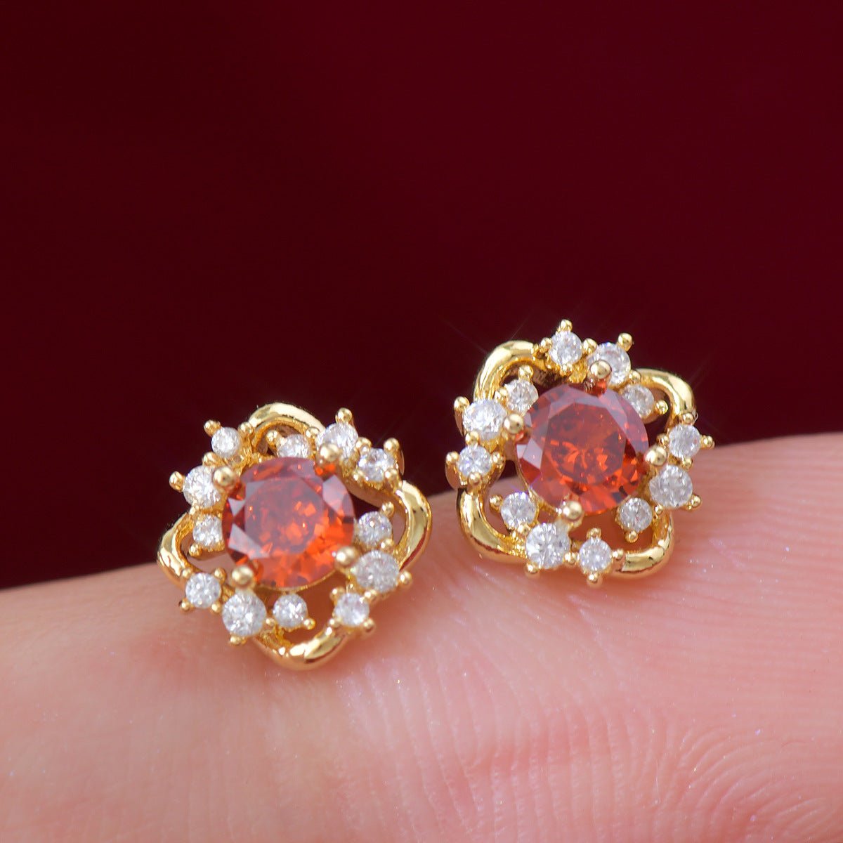 Scarlet Amorette Earrings