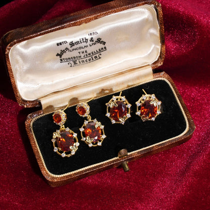 Scarlet Butterfly Drop Earrings