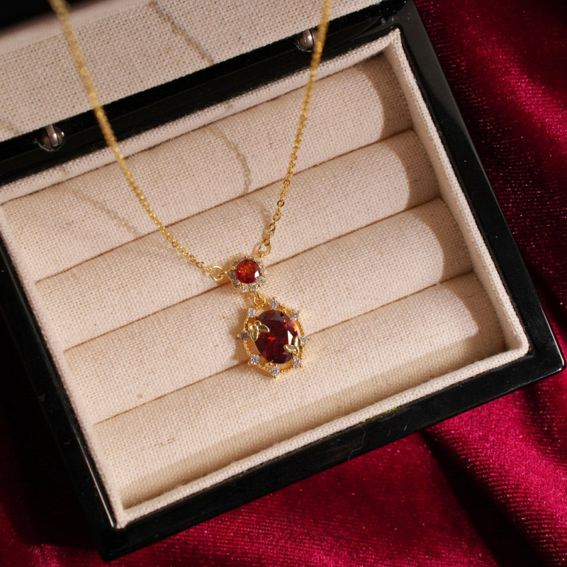 Scarlet Butterfly Necklace
