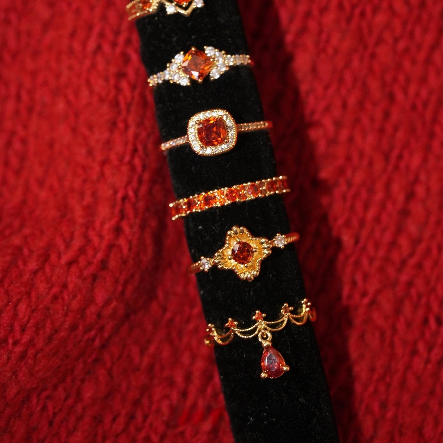 Scarlet Coronette Ring