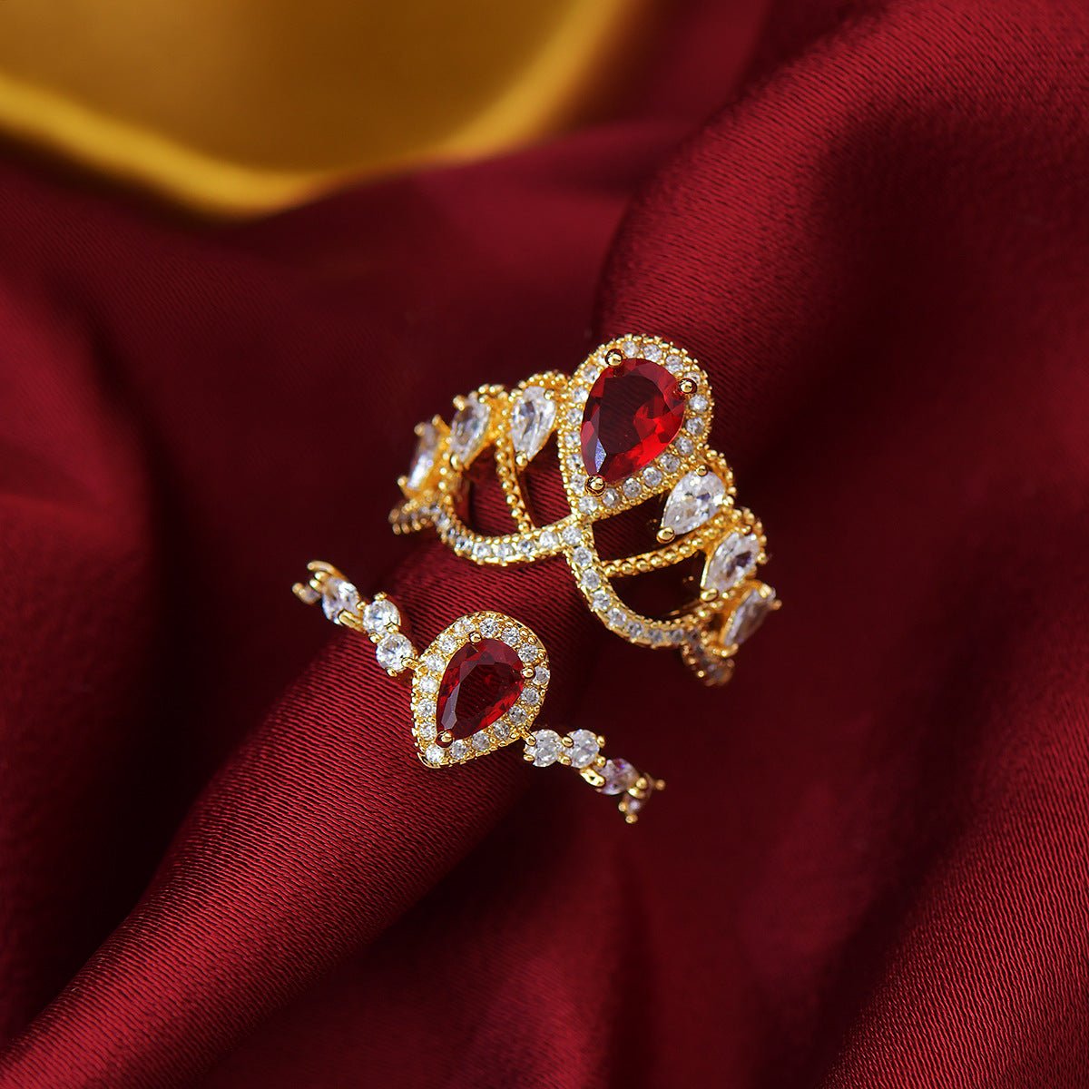 Scarlet Halo Ring