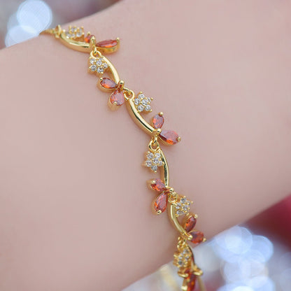 Scarlet Ivy Bracelet