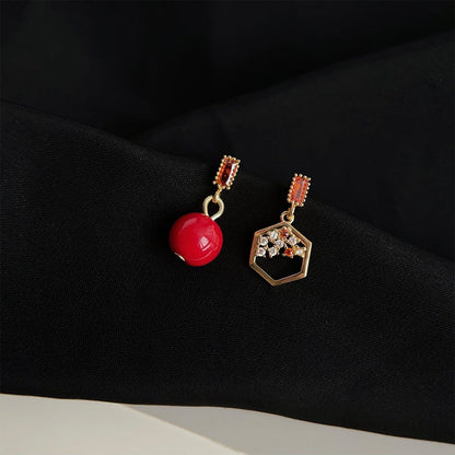 [] Scarlet Reverie Earrings