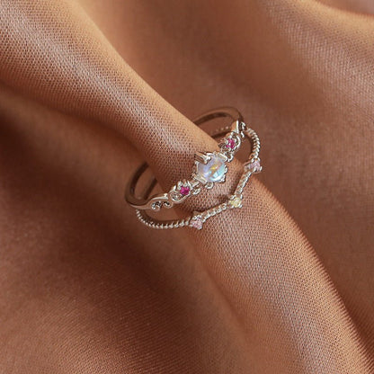 [] Gretchen Silver Aurora Ring