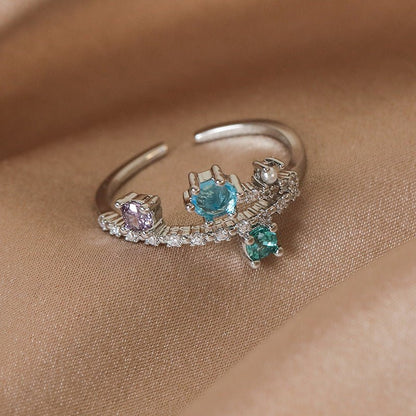 [] Silver Nebula Ring