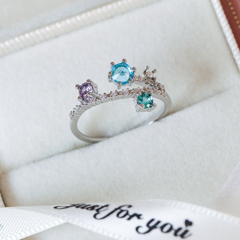 [] Silver Nebula Ring