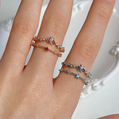 [] Valentina Silver Tiara Ring
