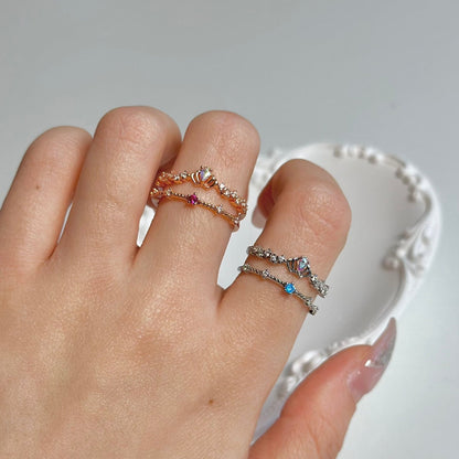 [] Valentina Silver Tiara Ring