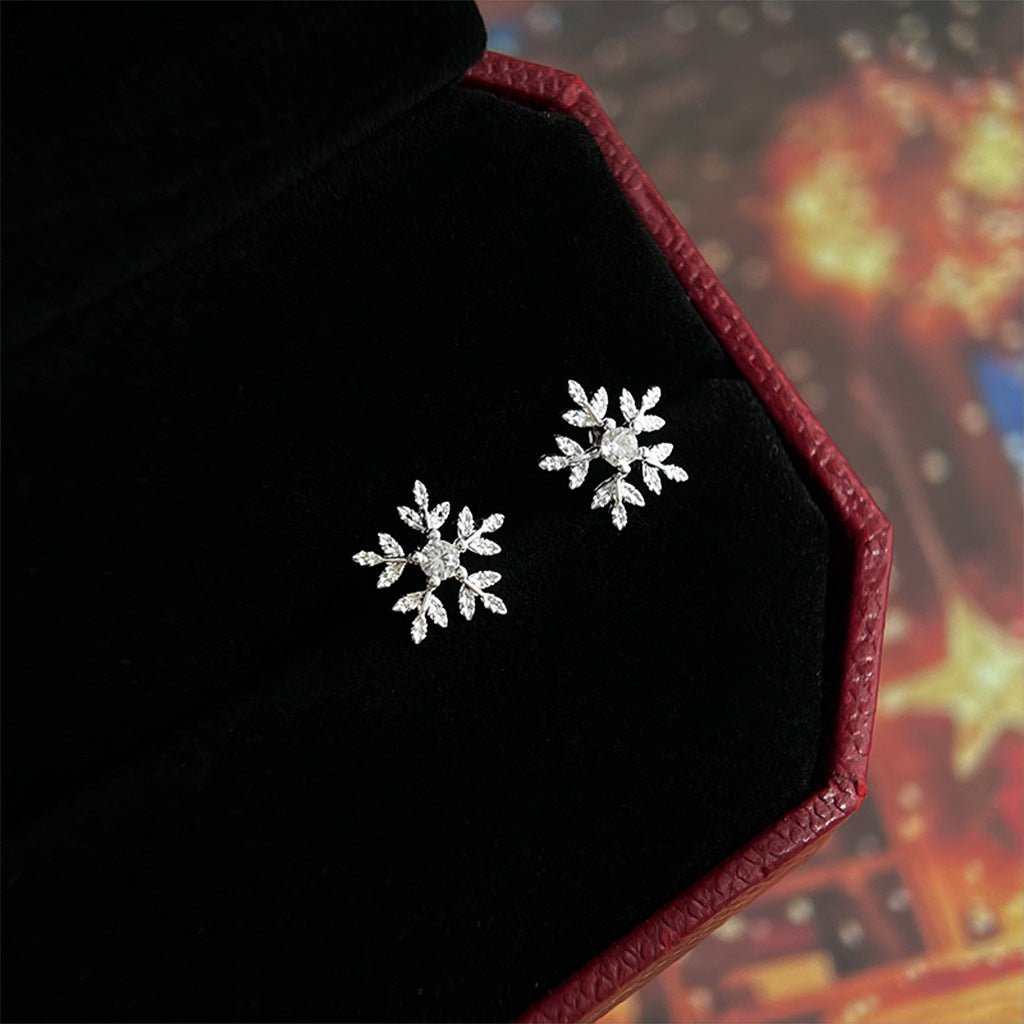 Snowflake Stud Earrings